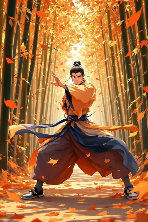武林小侠动漫封面